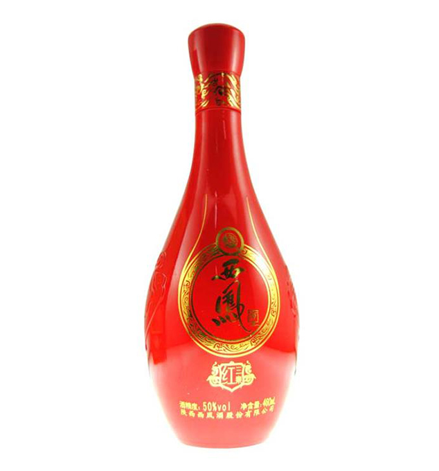 西凤红三秦酒(红瓶)