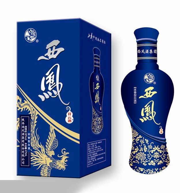 西凤祥云酒（蓝瓶）